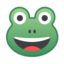 frog Emoji on Android, Google