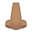 nose Emoji on Android, Google