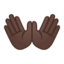 open hands Emoji on Android, Google