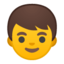 boy Emoji on Android, Google