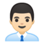 man Emoji on Android, Google