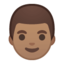 Emoji de hombre en Android, Google