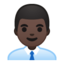 man Emoji on Android, Google