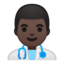 man health worker Emoji on Android, Google