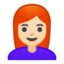 woman Emoji on Android, Google