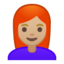 Emoji de mujer en Android, Google