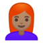 Emoji de mujer en Android, Google