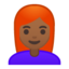 Emoji de mujer en Android, Google