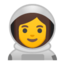 Emoji de mujer en Android, Google