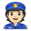 警官上的Android, Google表情符号
