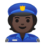 警官上的Android, Google表情符号