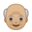 Emoji de hombre viejo en Android, Google