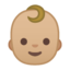 baby Emoji on Android, Google