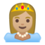 princess Emoji on Android, Google