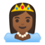Emoji de Princesa en Android, Google