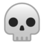 skull Emoji on Android, Google