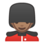 man guard Emoji on Android, Google