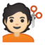 剪头上的Android, Google表情符号