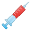 syringe Emoji on Android, Google