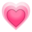 growing heart Emoji on Android, Google
