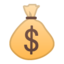 money bag Emoji on Android, Google