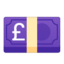 Emoji de billete de libra en Android, Google