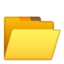 open file folder Emoji on Android, Google