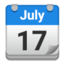 calendar Emoji on Android, Google