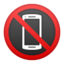 no mobile phones Emoji on Android, Google