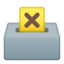 ballot box with ballot Emoji on Android, Google