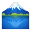 mountain Emoji on Android, Google