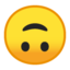 upside-down face Emoji on Android, Google