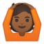 person gesturing OK Emoji on Android, Google