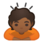 woman raising hand Emoji on Android, Google