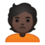 person pouting Emoji on Android, Google