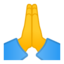 アンドロイド、グーグルの祈り絵文字