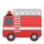 Emoji de camión de bomberos en Android, Google