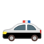 police car Emoji on Android, Google