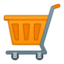 Emoji de carrito de la compra en Android, Google