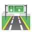 motorway Emoji on Android, Google