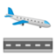 airplane Emoji on Android, Google