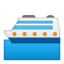 Emoji de barco de pasajeros en Android, Google