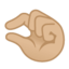 pinching hand Emoji on Android, Google