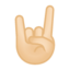 sign of the horns Emoji on Android, Google