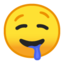 sleepy face Emoji on Android, Google