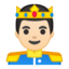 prince Emoji on Android, Google