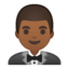 man Emoji on Android, Google