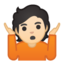 woman facepalming Emoji on Android, Google