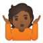 woman facepalming Emoji on Android, Google