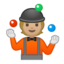平衡上的Android, Google表情符号